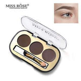 Miss Rose 3 Colors Eyebrow Powder - Shopnonstop